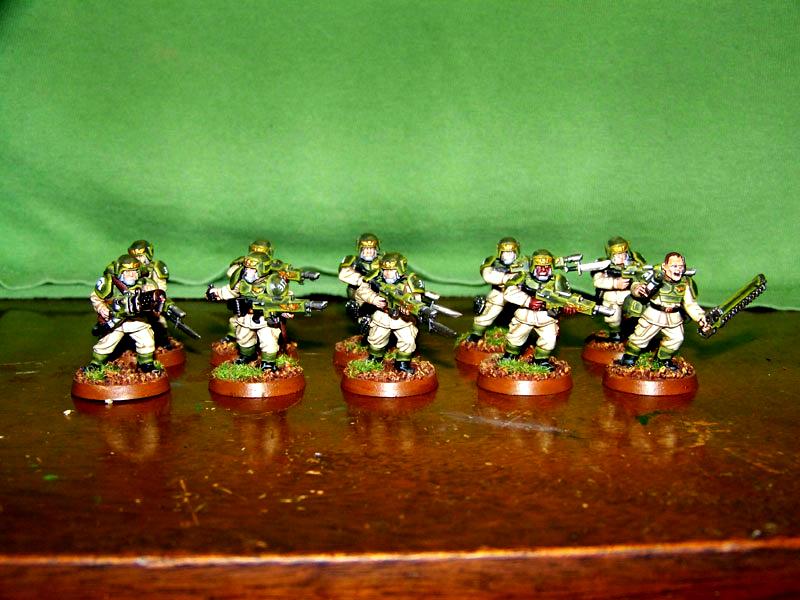 Autocannon, Cadians, Heavy Weapon, Imperial Guard, Squad, Warhammer 40,000