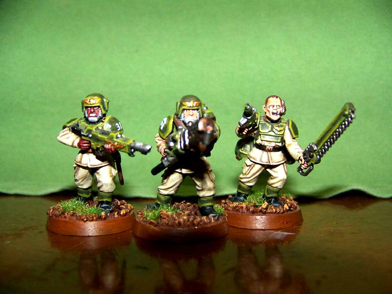 Autocannon, Cadians, Heavy Weapon, Imperial Guard, Squad, Warhammer 40,000