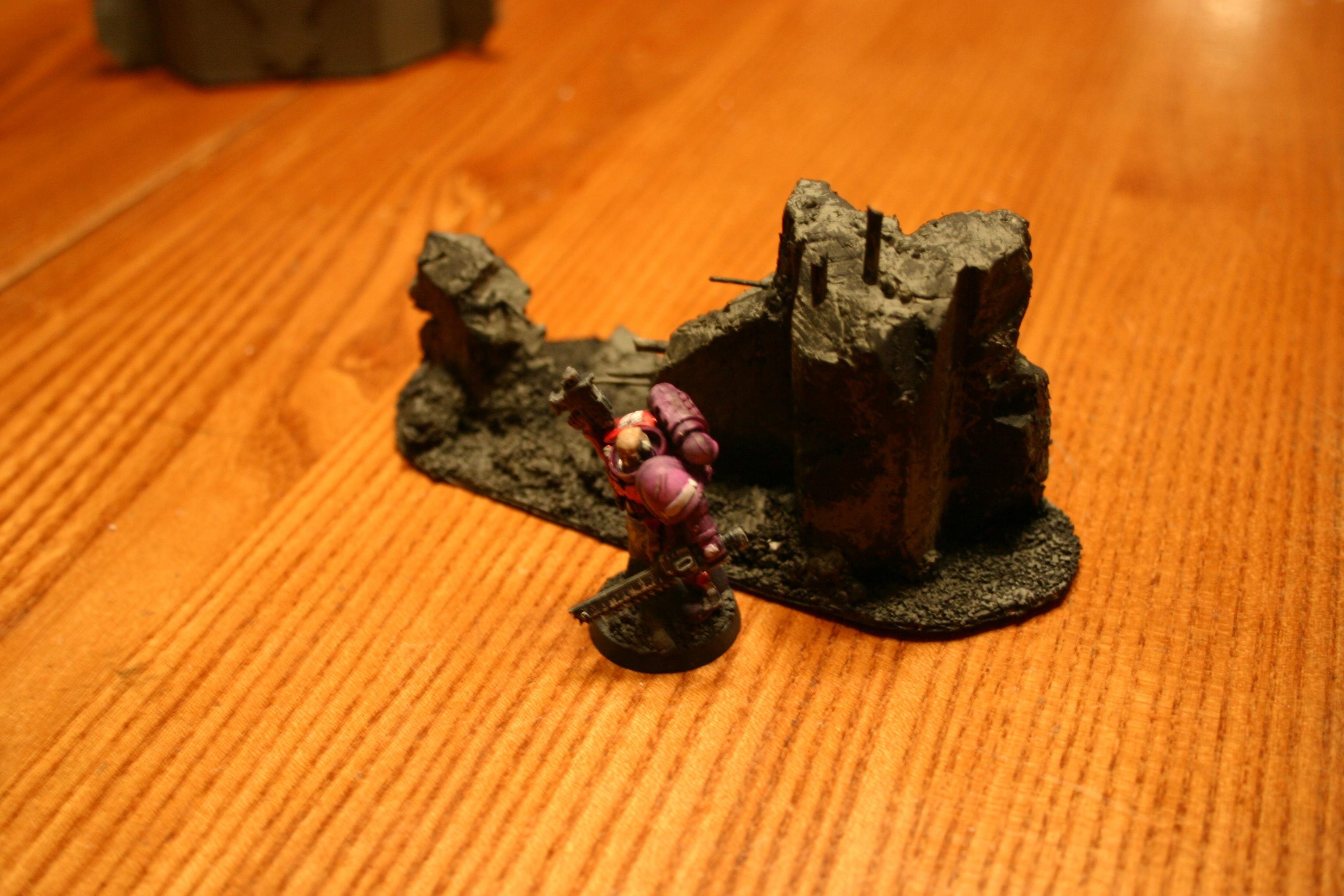ruined wall 