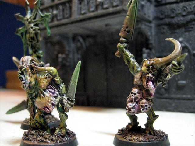 Chaos, Chaos Space Marines, Daemons, Nurgle, Plaguebearers, Warhammer 40,000