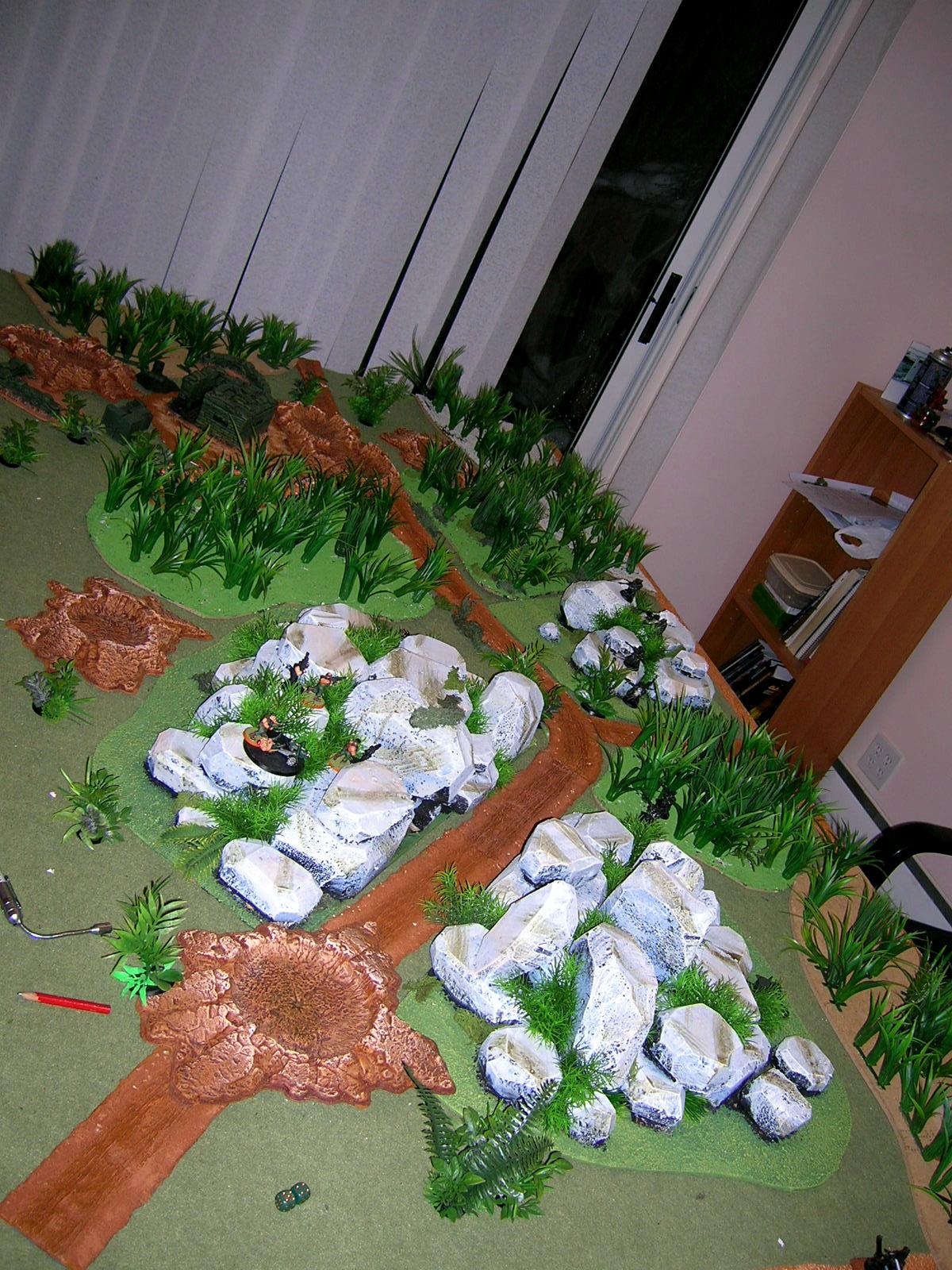 Catachan, Game Table, Jungle, Jungle Terrain