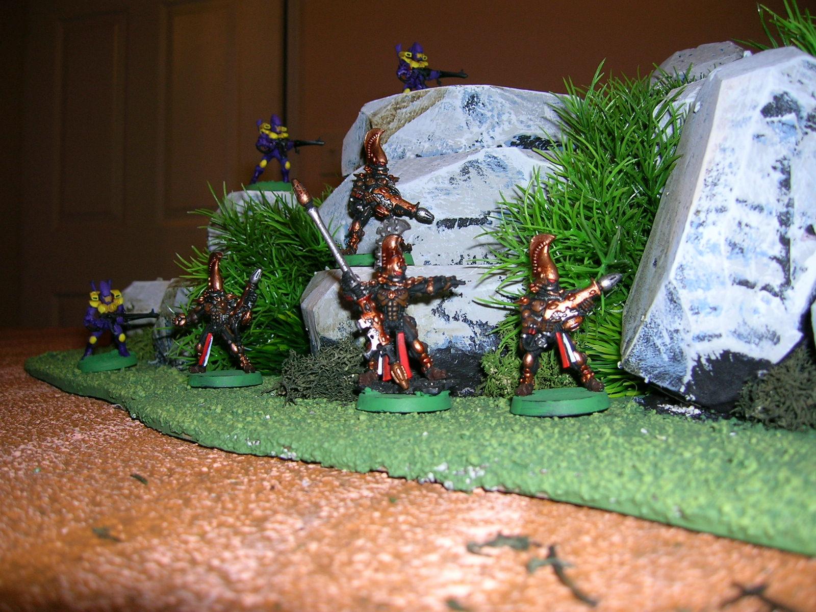 Eldar on a hill for scale