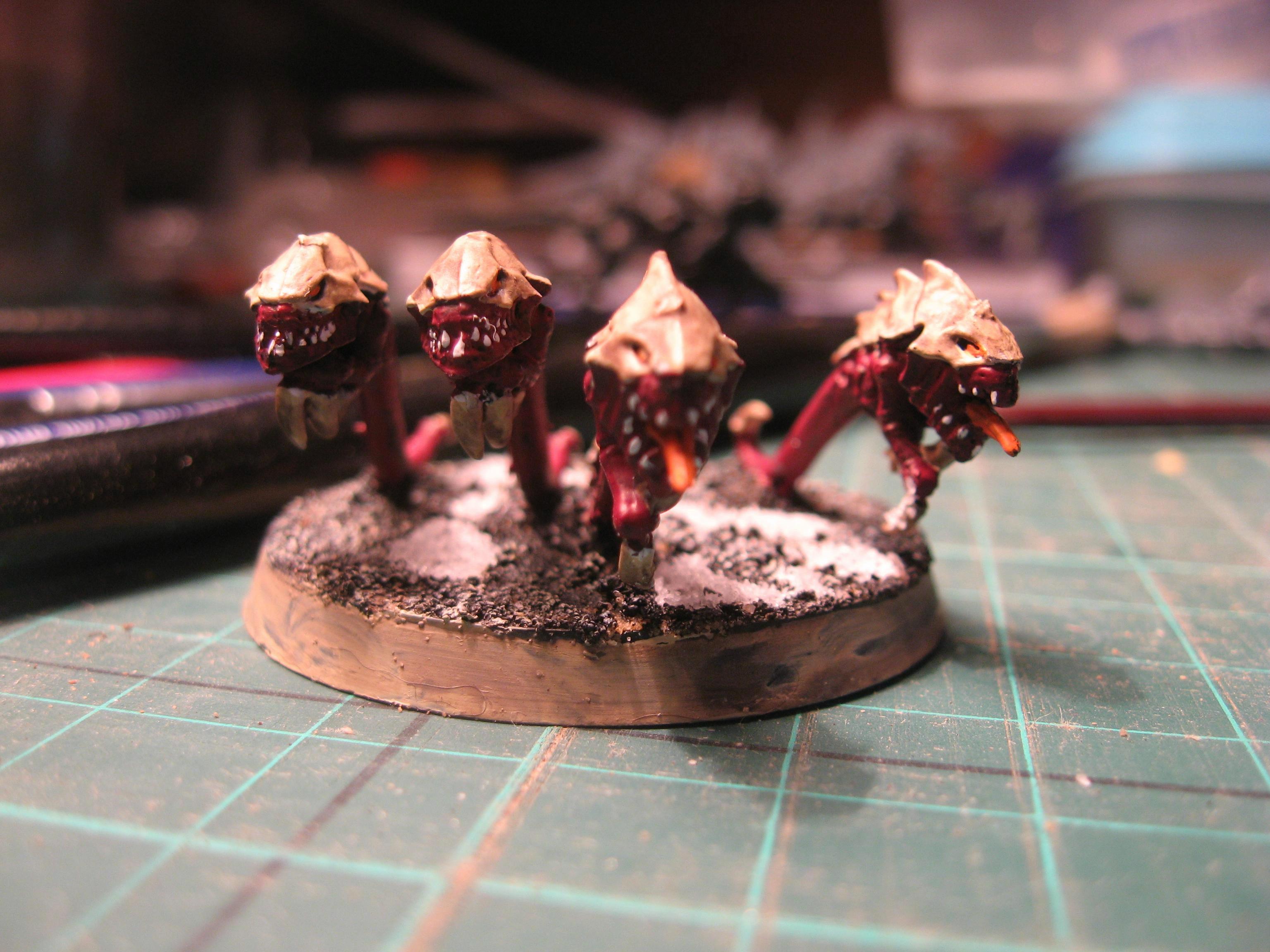 Carnifex, Colour Scheme, Conversion, Fex, God, Godfex, Herder, Painted, Ripper Swarm, Squigs, Troops, Tyranids, Warhammer 40,000, Work In Progress, Wysiwyg