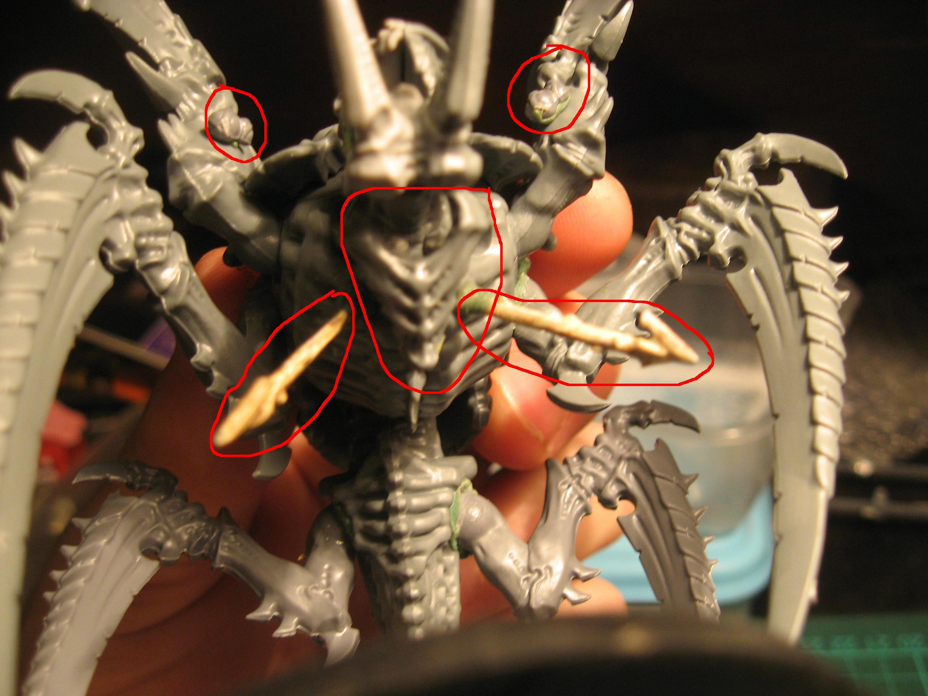 Biomorphs, Carnifex, Conversion, Fex, God, Godfex, Heavy Support, Herder, Painted, Squigs, Tyranids, Warhammer 40,000, Work In Progress, Wysiwyg
