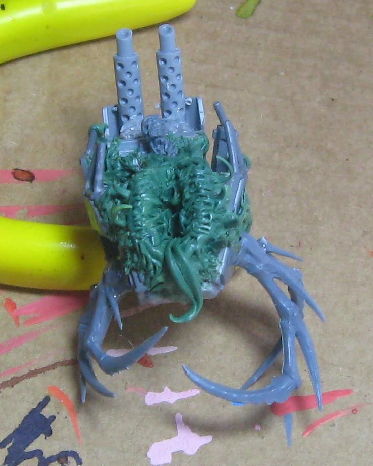 Bloodthirster, Chaos Daemons, Conversion, Daemon Prince, Warhammer 40,000, Work In Progress