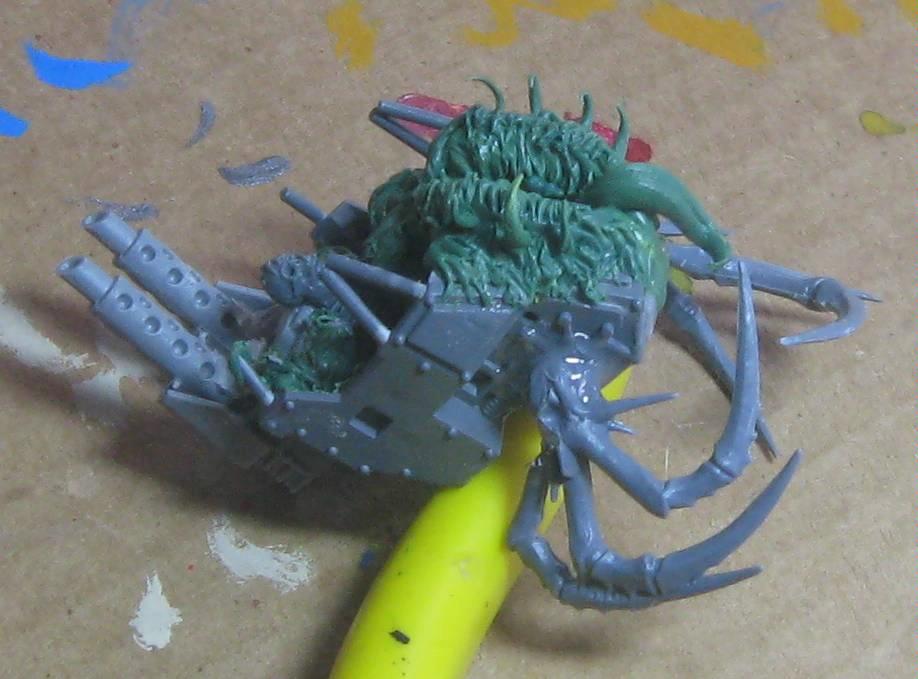 Bloodthirster, Chaos Daemons, Conversion, Daemon Prince, Warhammer 40,000, Work In Progress
