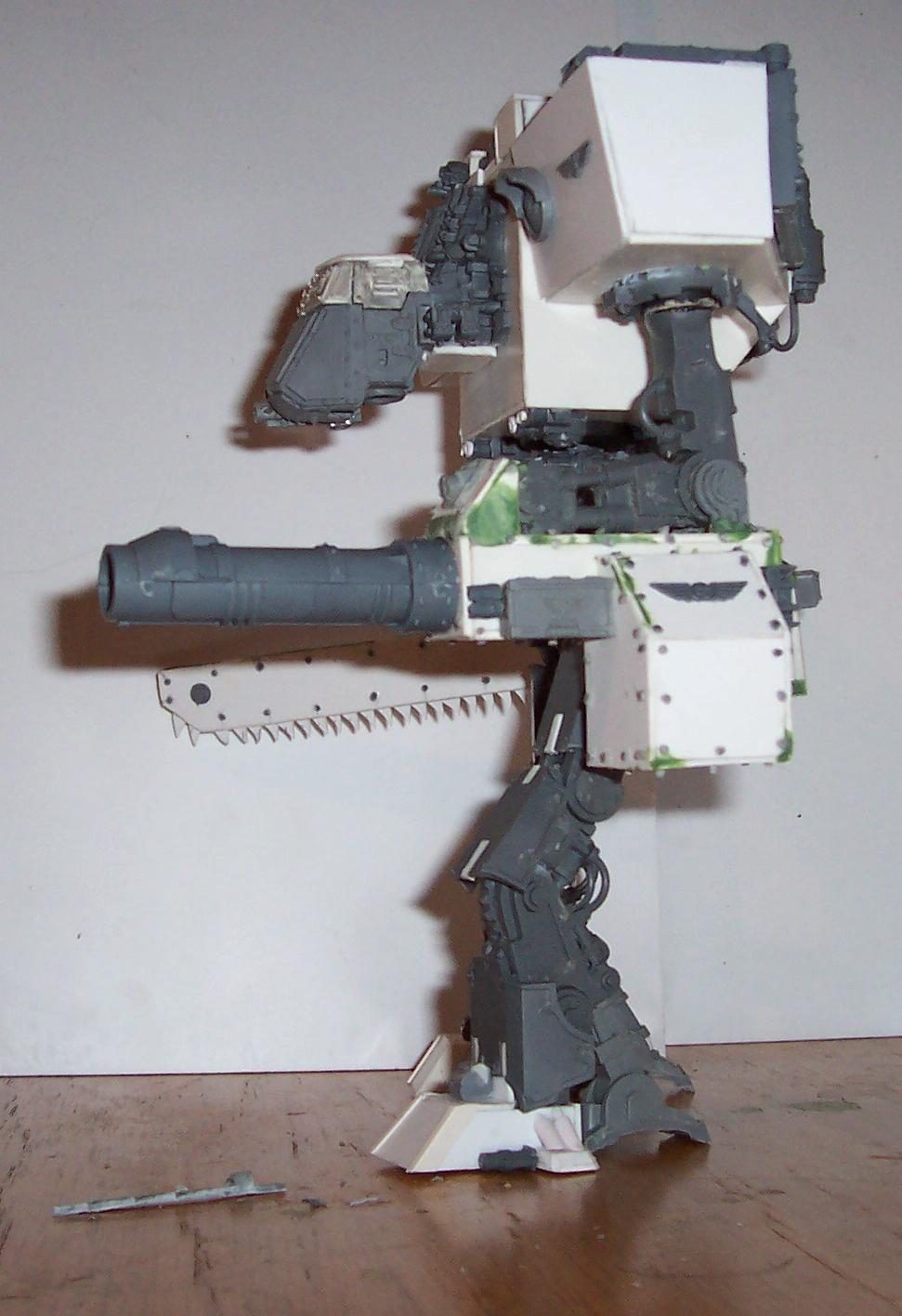 Conversion, Imperial Guard, Knight Paladin, Knight Titan, Scratch Build, Warhammer 40,000, Work In Progress