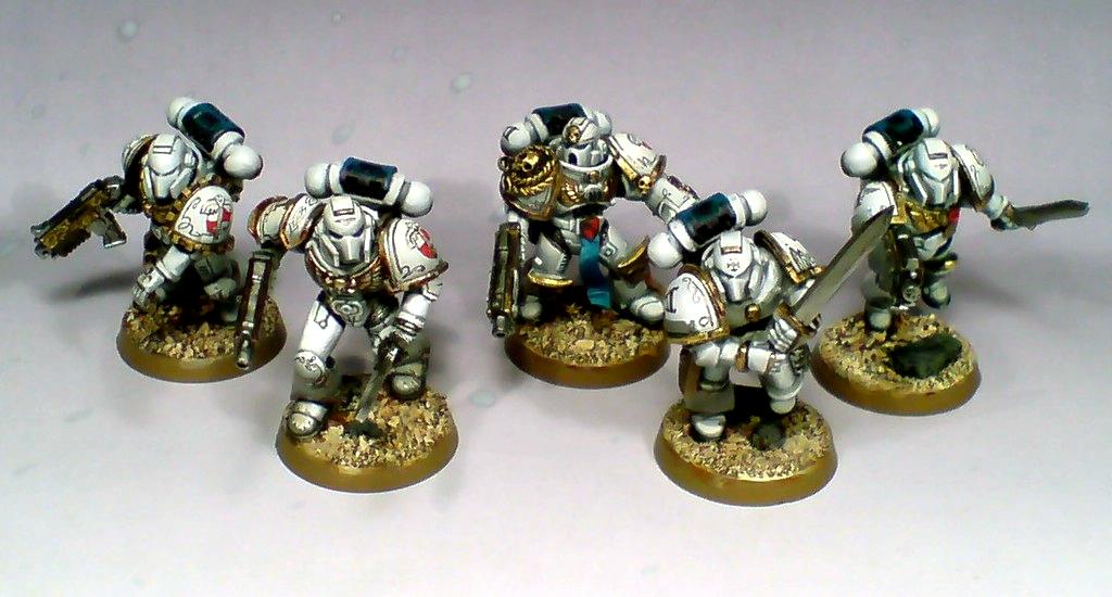 Command Squad, Space Marines, Variant Armor, Warhammer 40,000