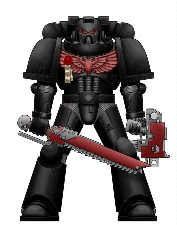 Weapons are also red