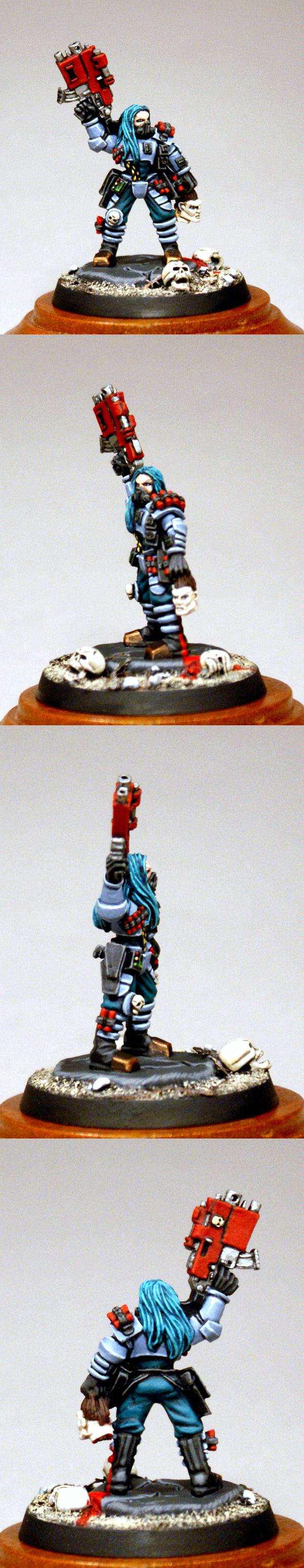 Bounty Hunter, Female, Imperial Guard, Inquistion, Necromunda