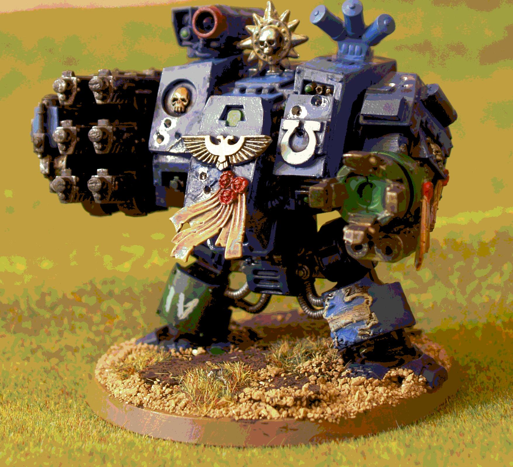 Bad Picture, Blurred Photo, Dreadnought, Space Marines, Warhammer 40,000