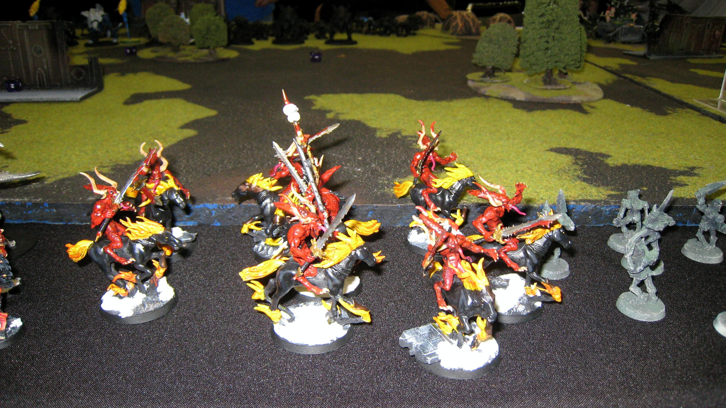 Bloodletters, Daemons, Juggernaut