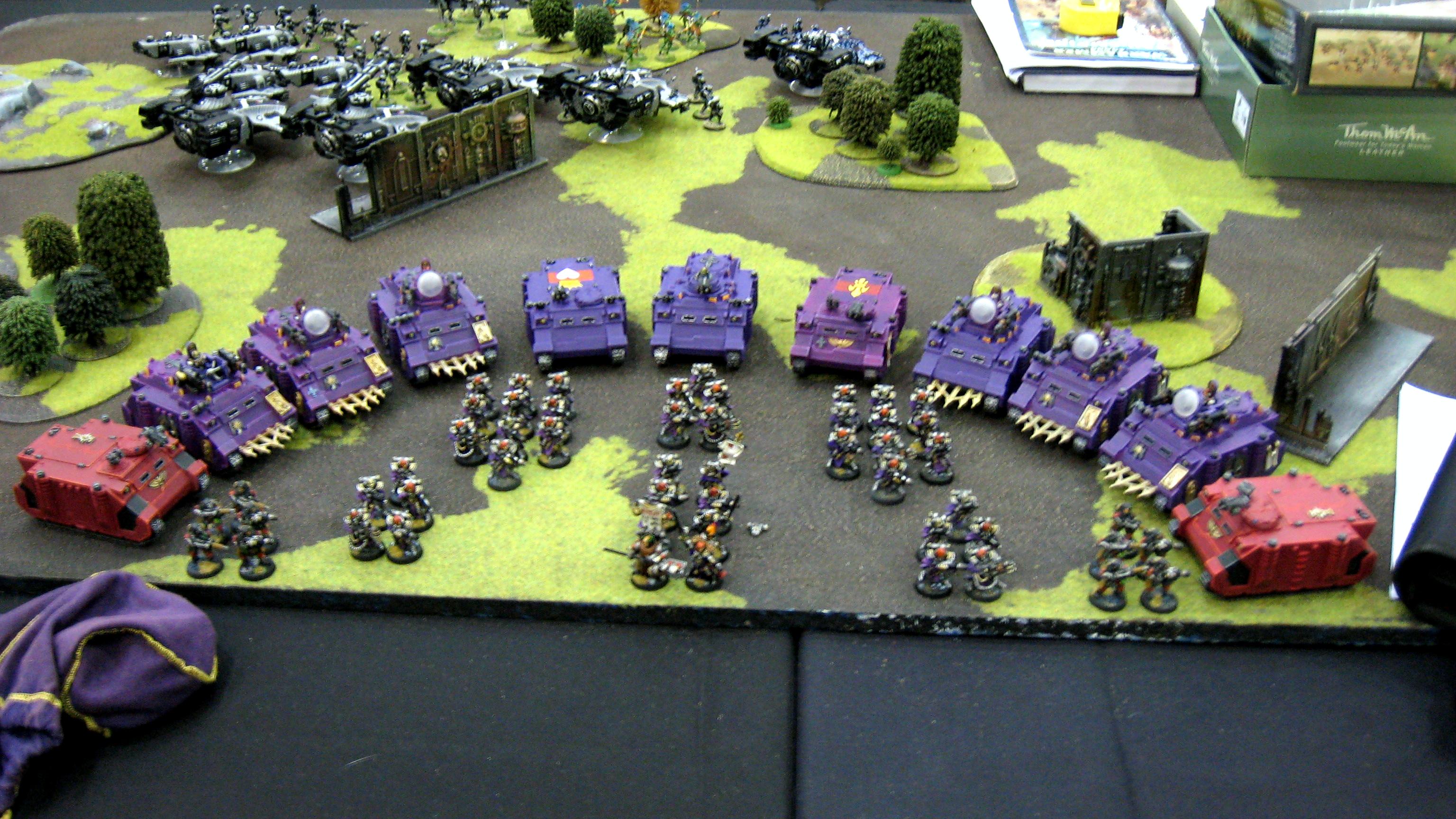 Army, Immolator, Rhino, Sisters Of Battle, Witch Hunters