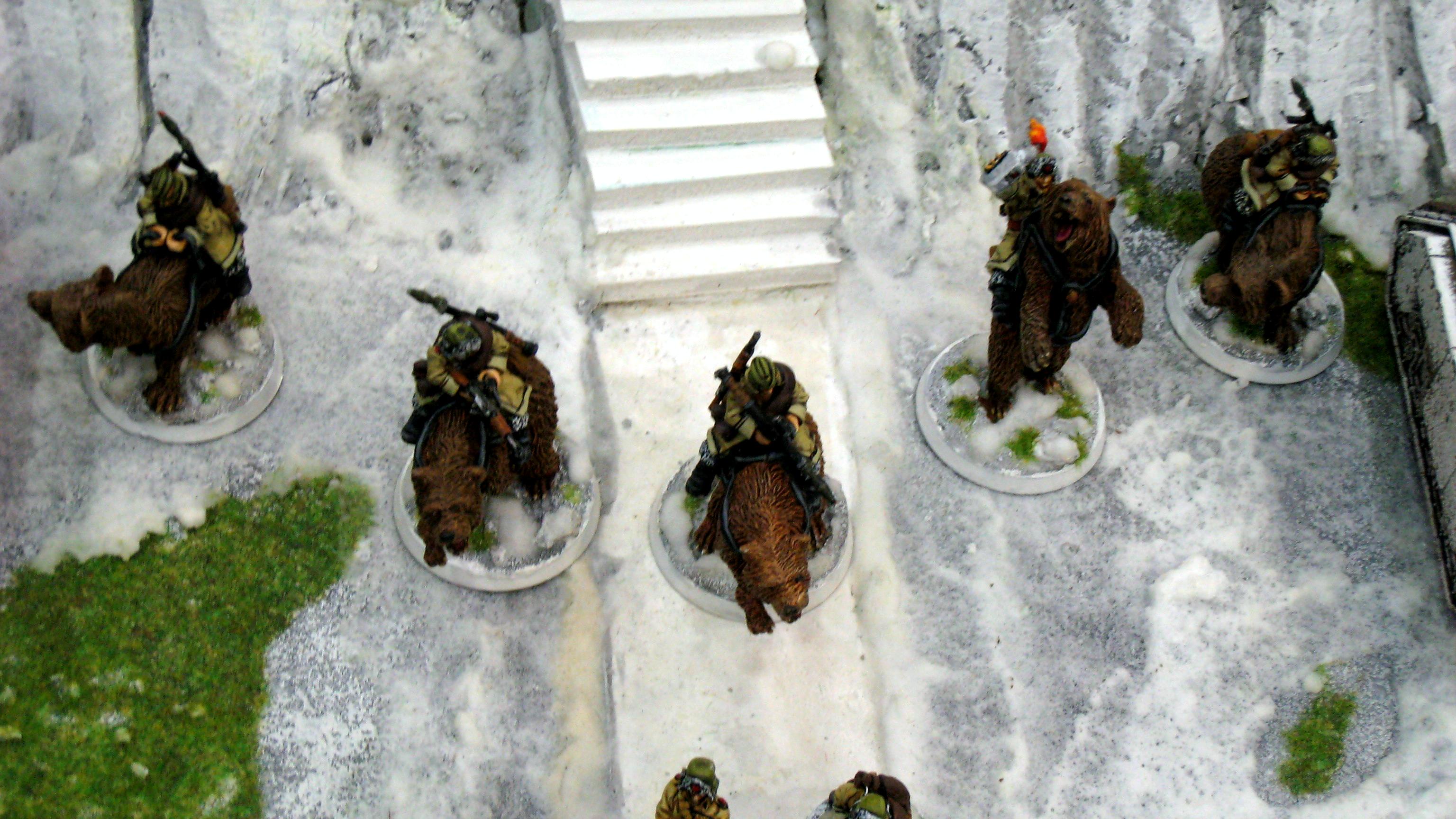 Bear Cavalry, Imperial Guard, Valhallans, Warhammer 40,000