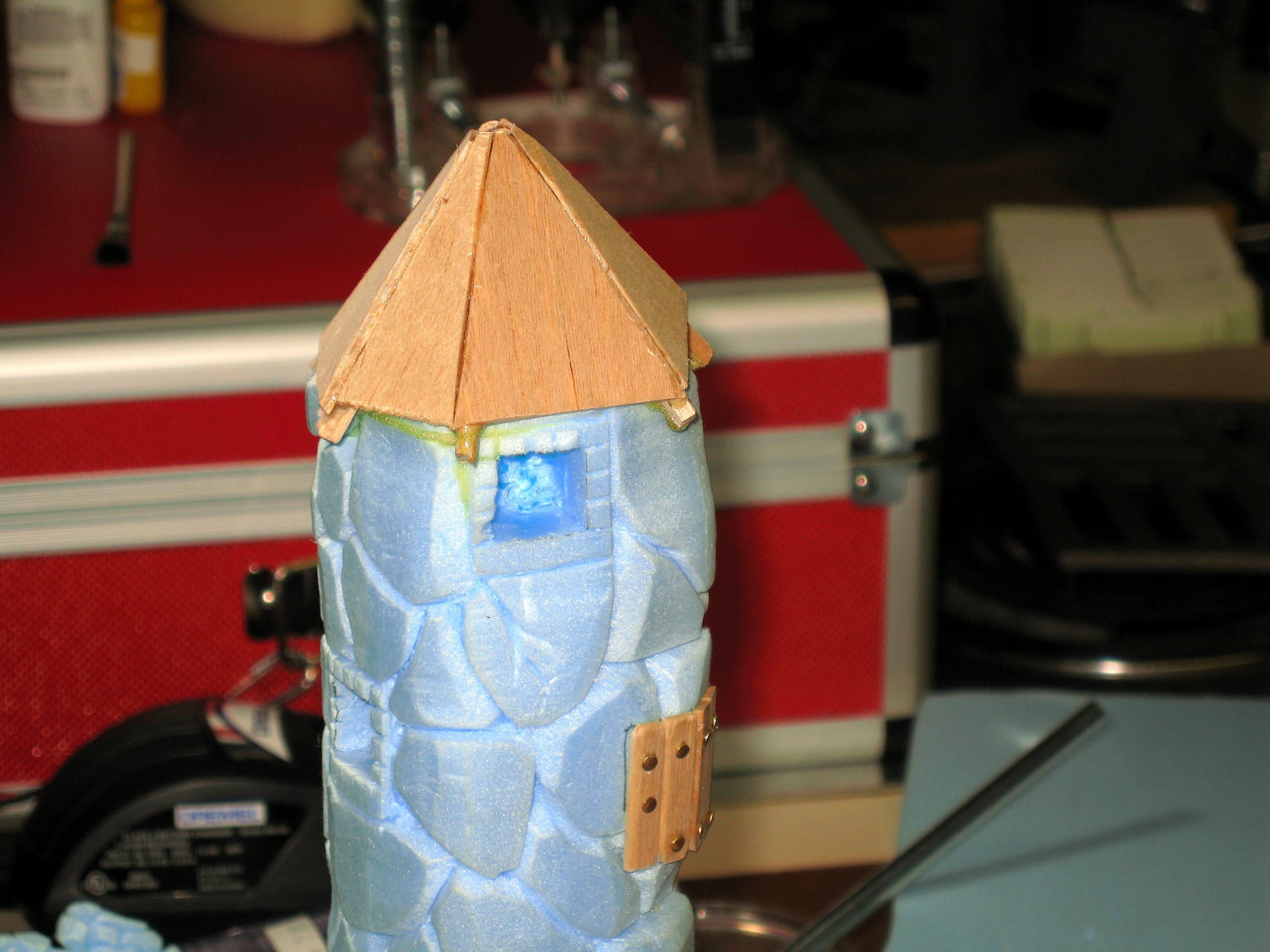 Scratch Build, tower top unpainted