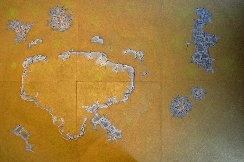 Panics realm of battle board set up 3