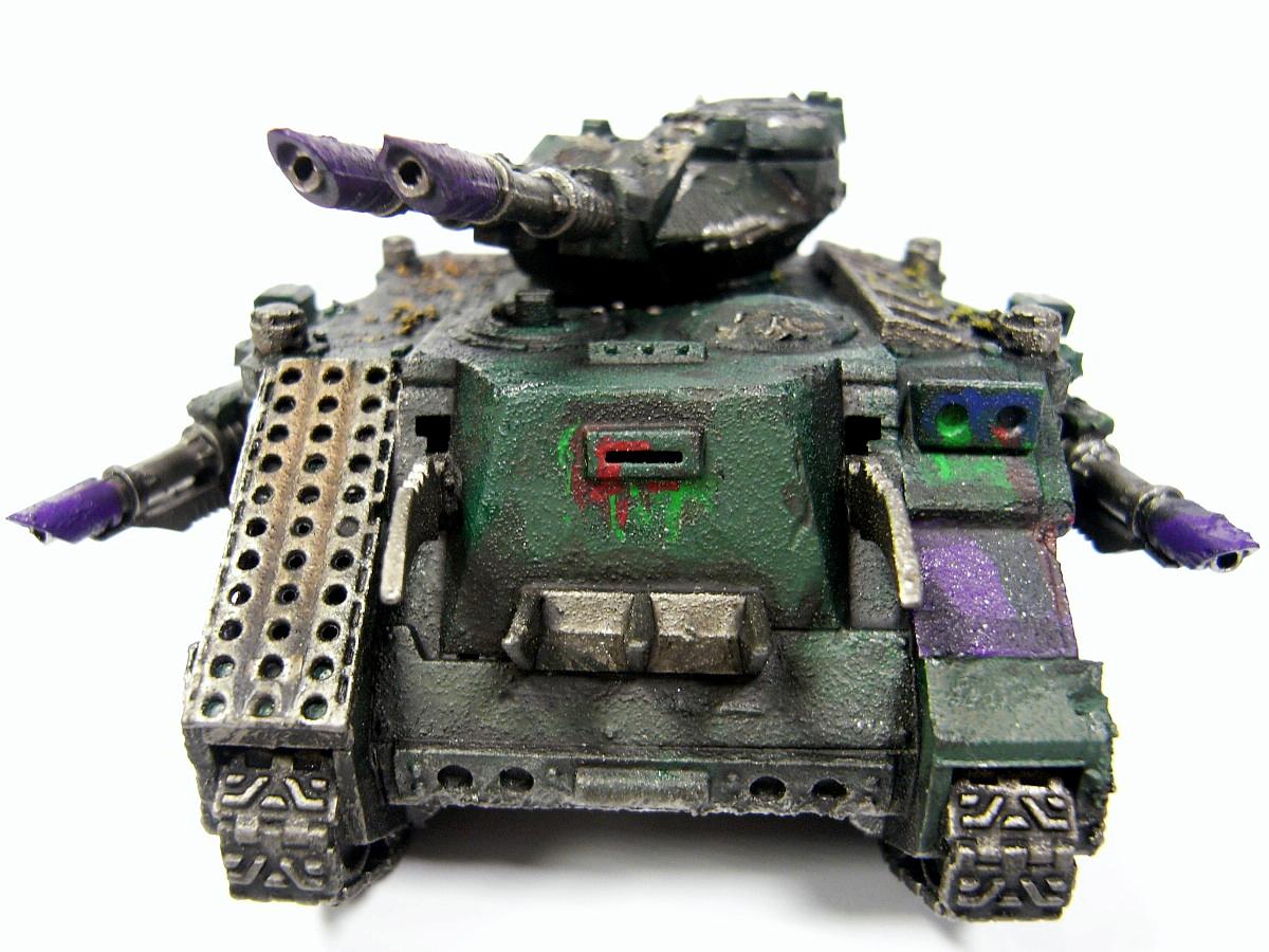 Chaos Space Marines, Nurgle, Predator, Rough Coat, Warhammer 40,000