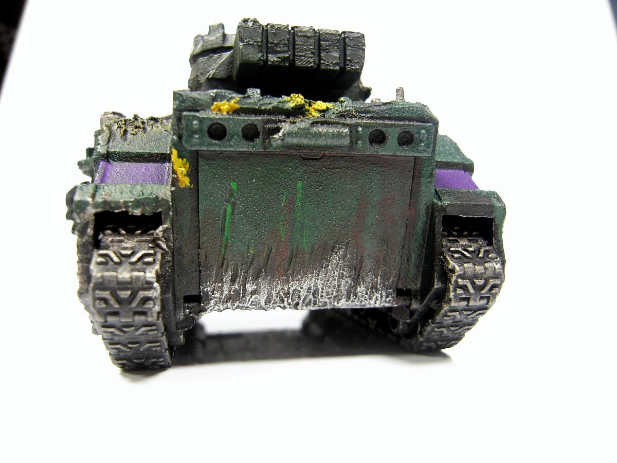 Chaos Space Marines, Nurgle, Predator, Rough Coat, Warhammer 40,000
