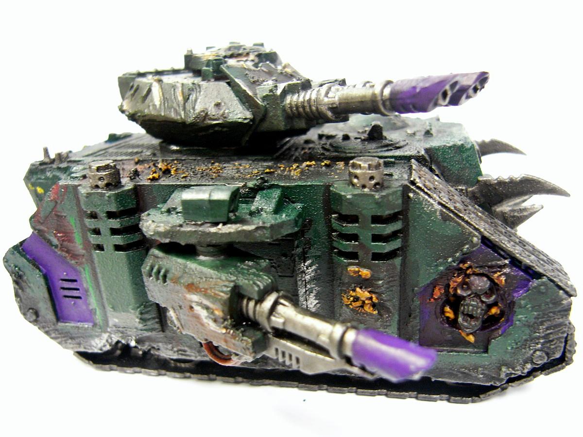 Chaos Space Marines, Nurgle, Predator, Rough Coat, Warhammer 40,000