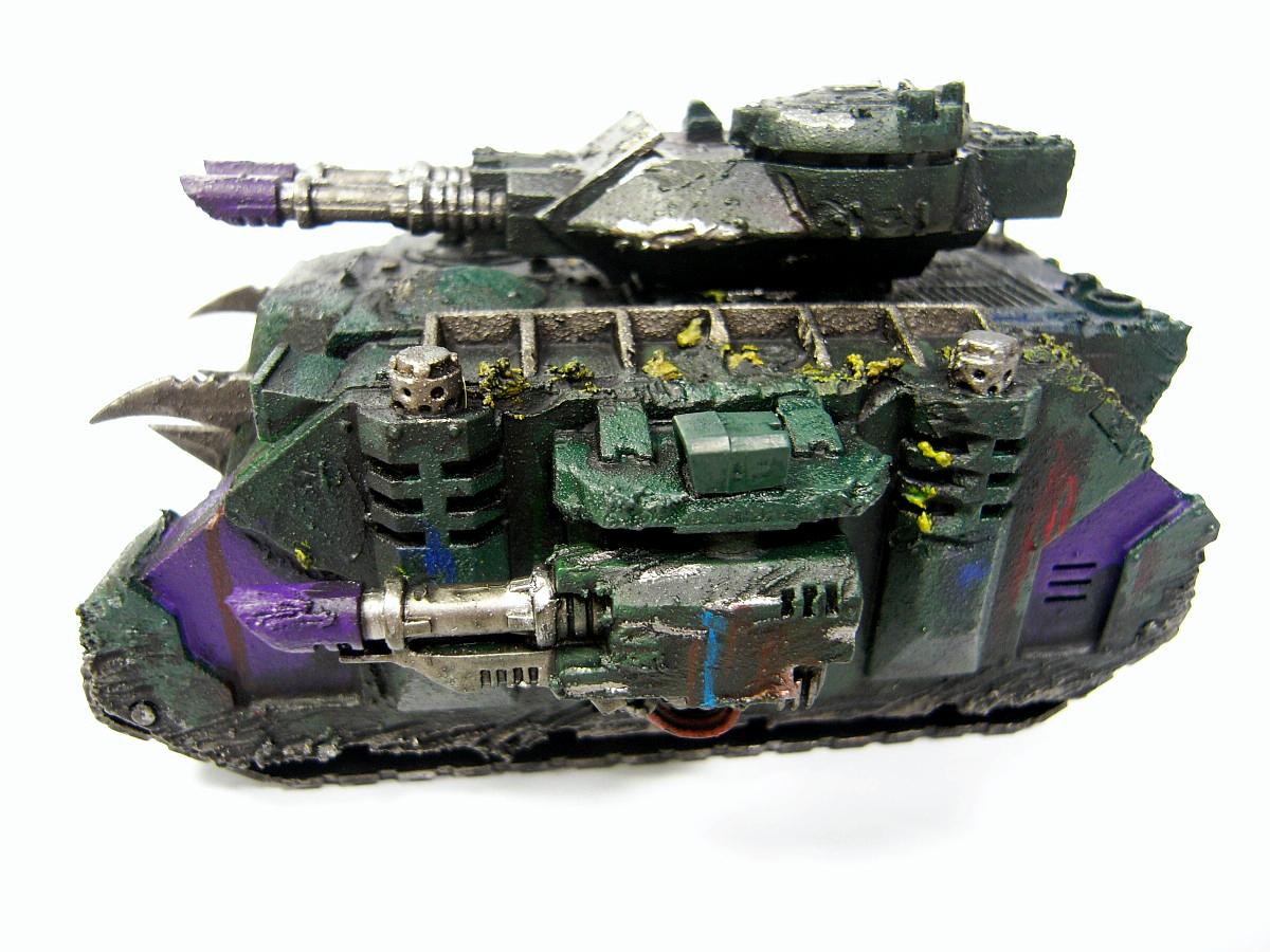 Chaos Space Marines, Nurgle, Predator, Rough Coat, Warhammer 40,000