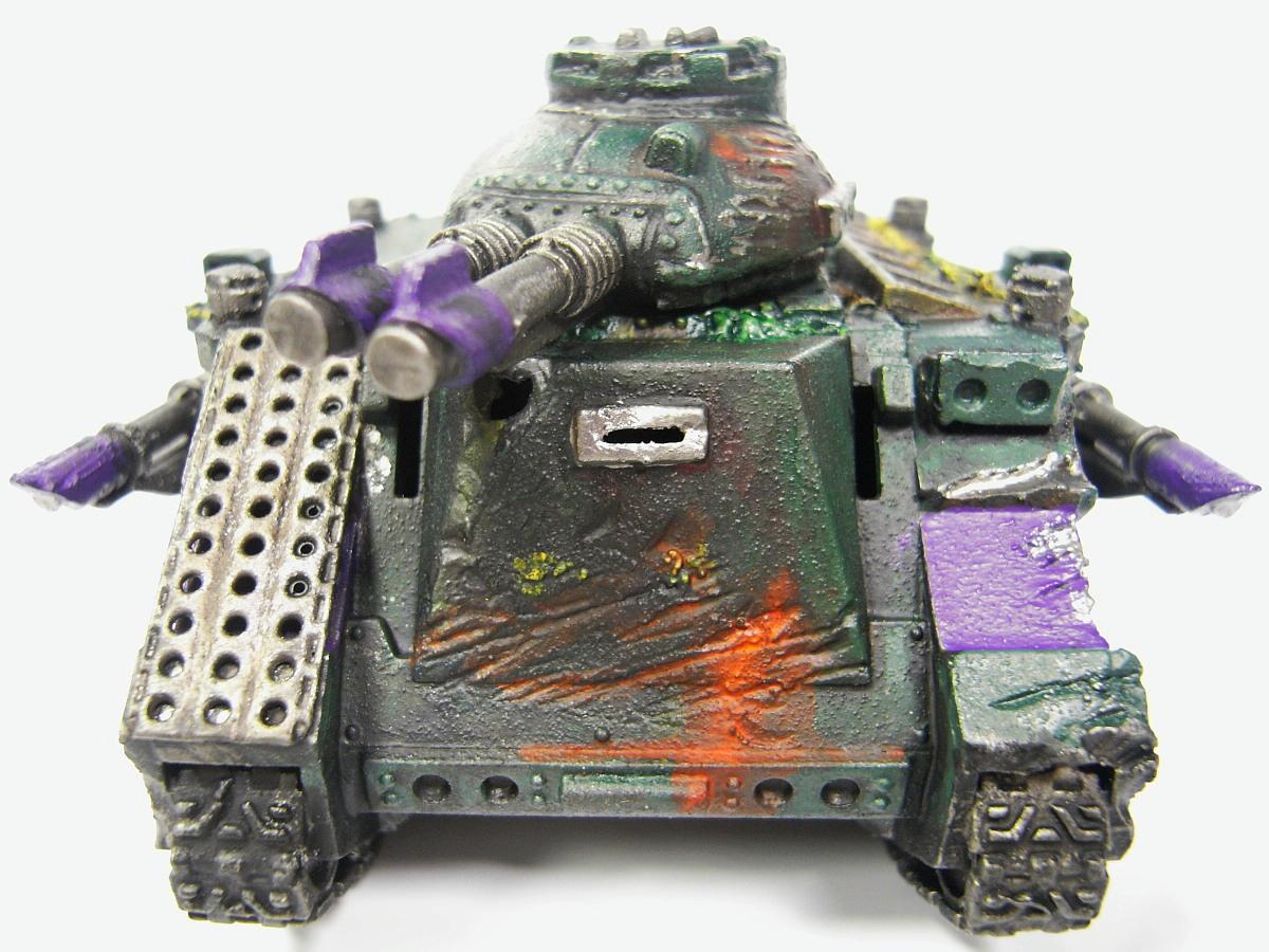 Chaos Space Marines, Nurgle, Predator, Rough Coat, Warhammer 40,000