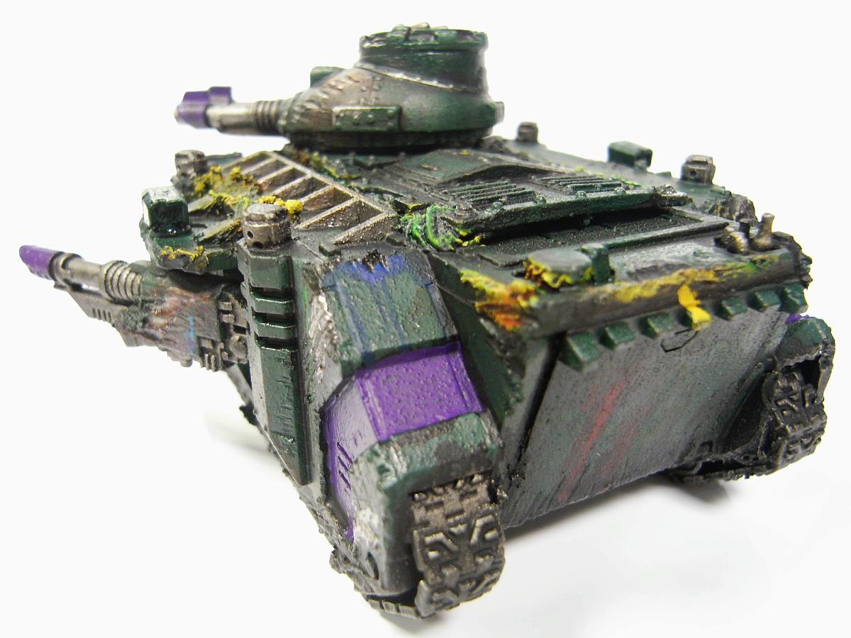 Chaos Space Marines, Nurgle, Predator, Rough Coat, Warhammer 40,000