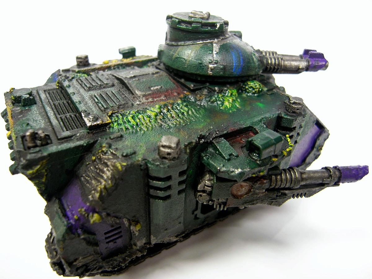 Chaos Space Marines, Nurgle, Predator, Rough Coat, Warhammer 40,000
