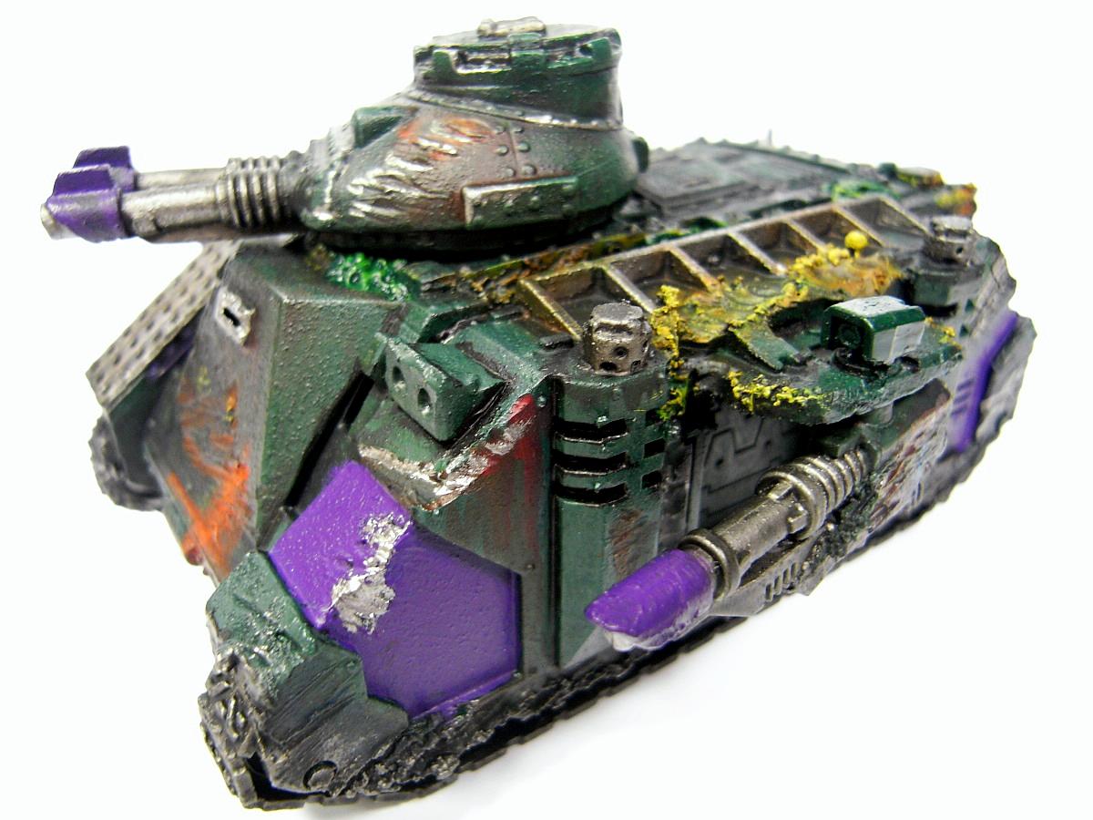 Chaos Space Marines, Nurgle, Predator, Rough Coat, Warhammer 40,000