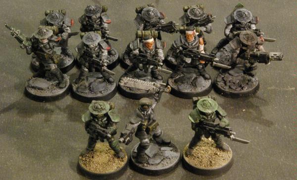 Imperial, Imperial Guard, Mutant Chronicles, Storm Troopers, Trencher, Warzone