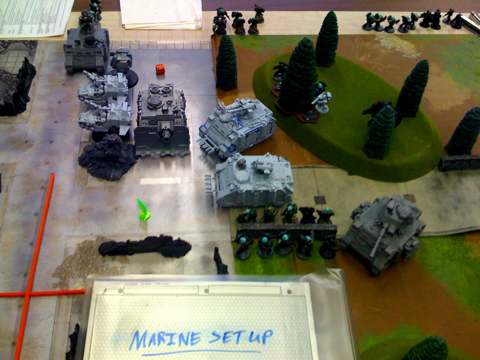 Battle, Battle Report, Orks, Space Marines
