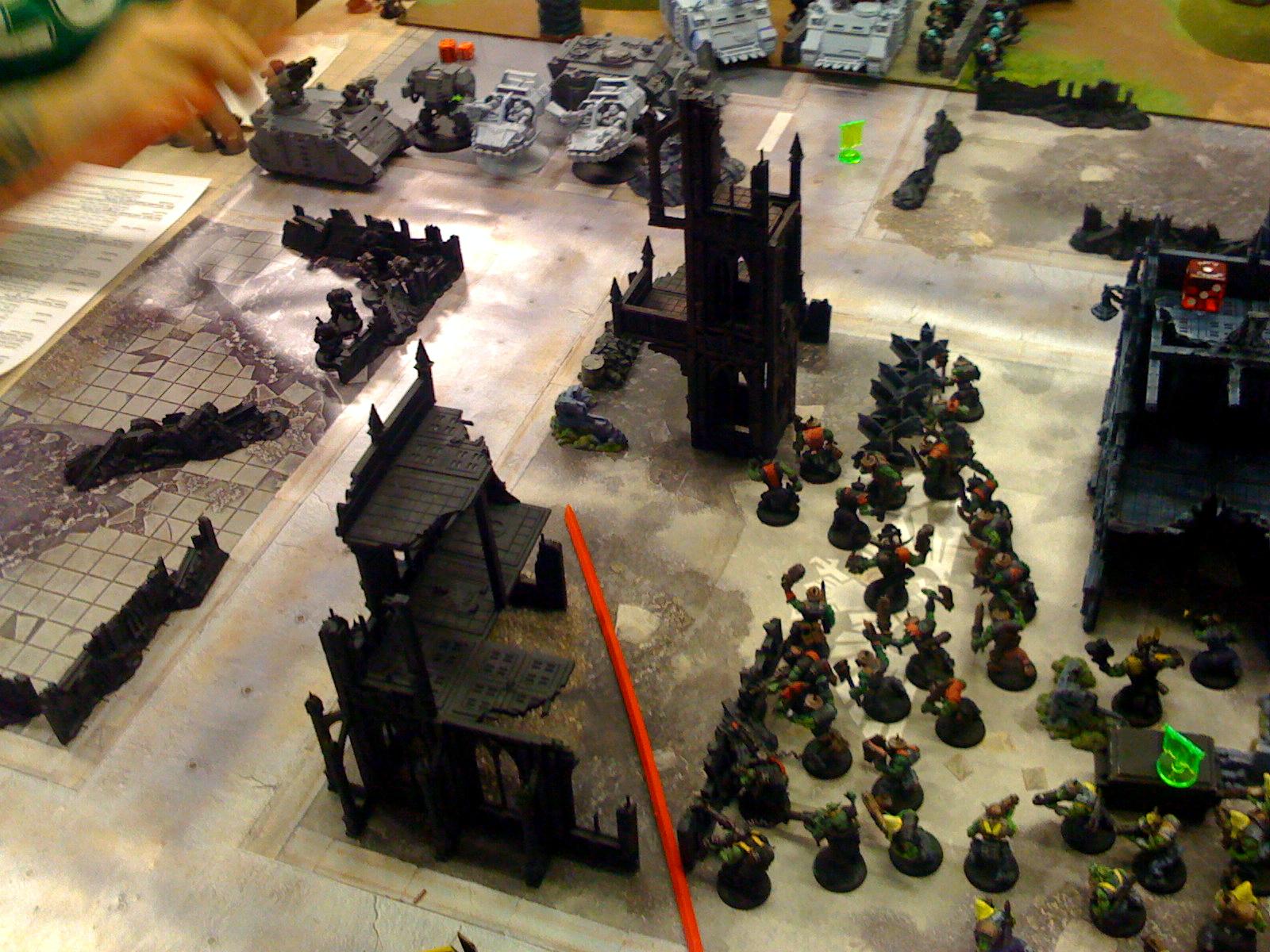 Battle, Battle Report, Orks, Space Marines