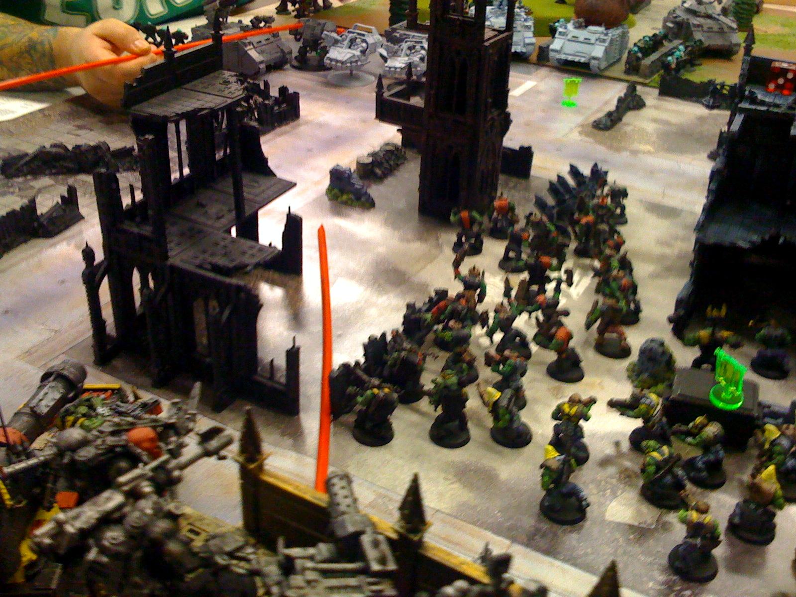 Battle, Battle Report, Orks, Space Marines