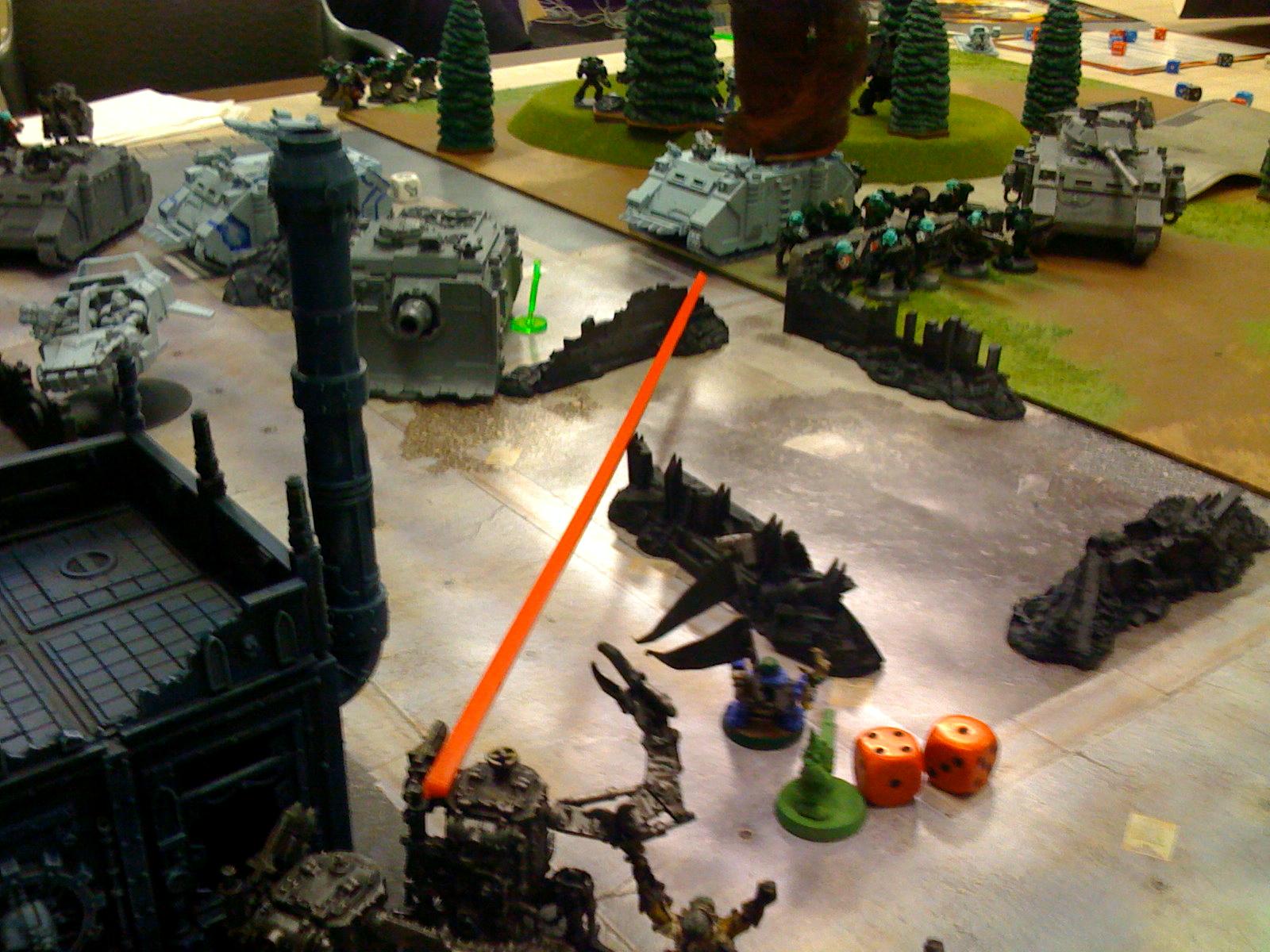 Battle, Battle Report, Orks, Space Marines