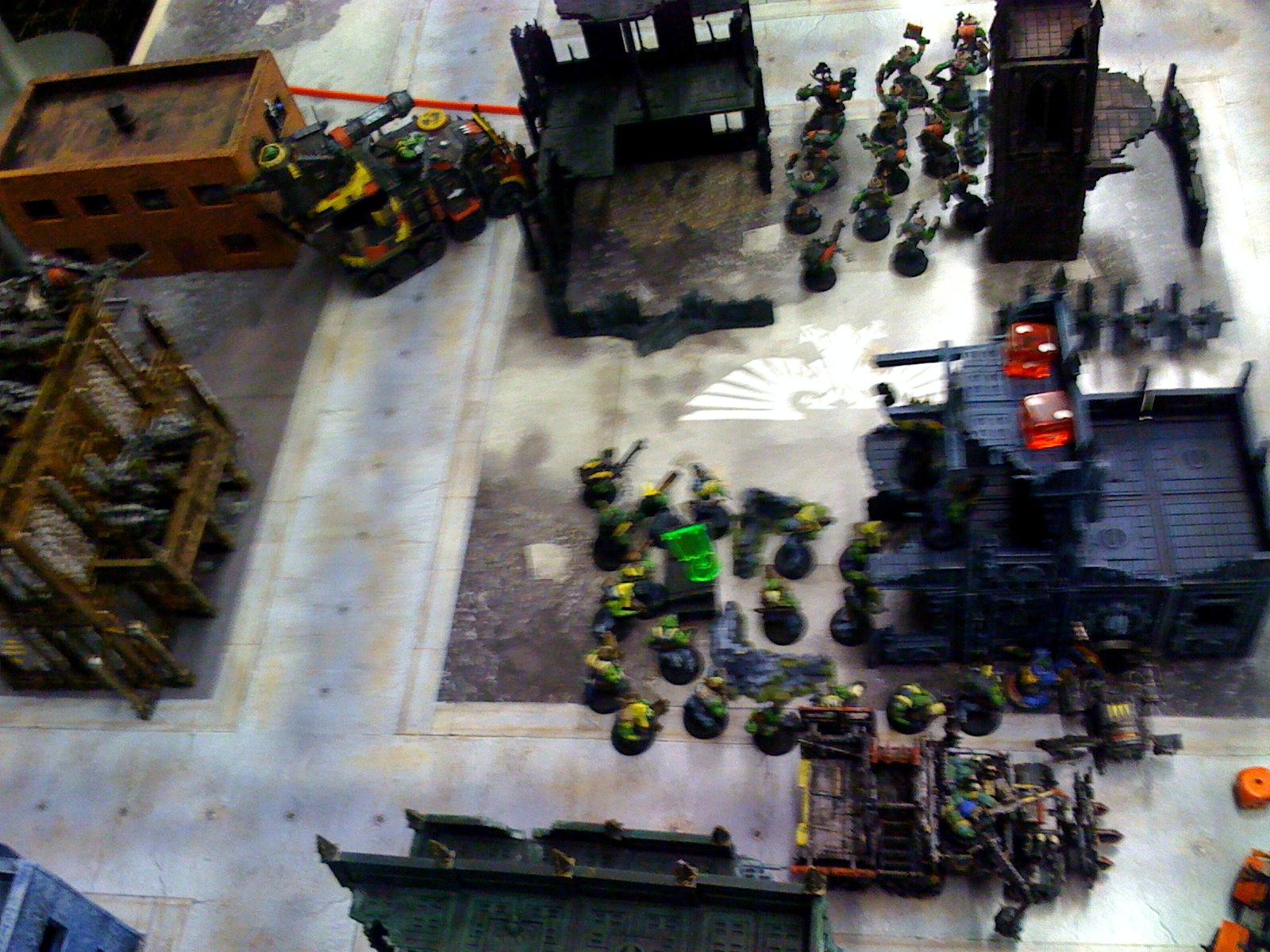 Battle, Battle Report, Orks, Space Marines