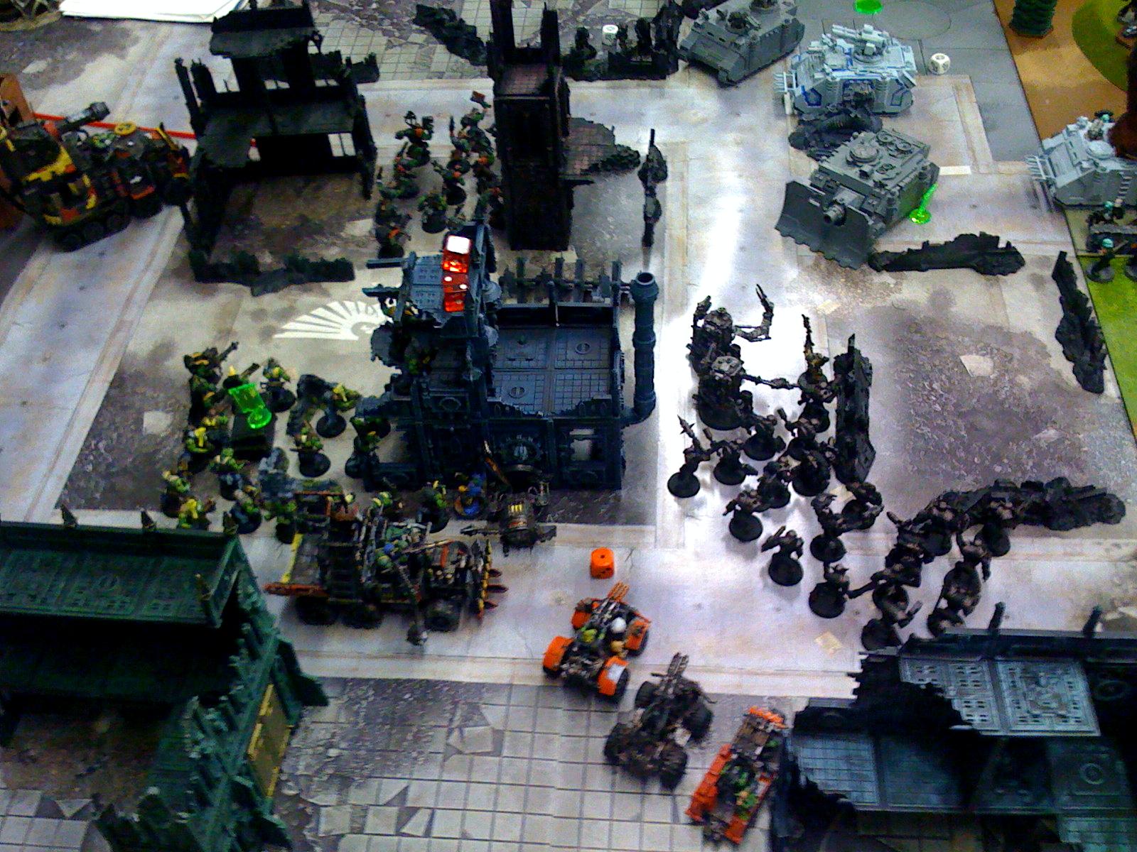 Battle, Battle Report, Orks, Space Marines