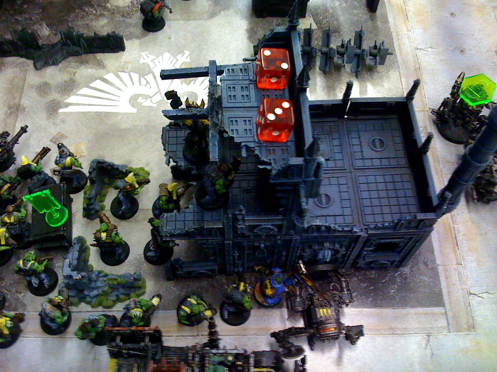 Battle, Battle Report, Orks, Space Marines