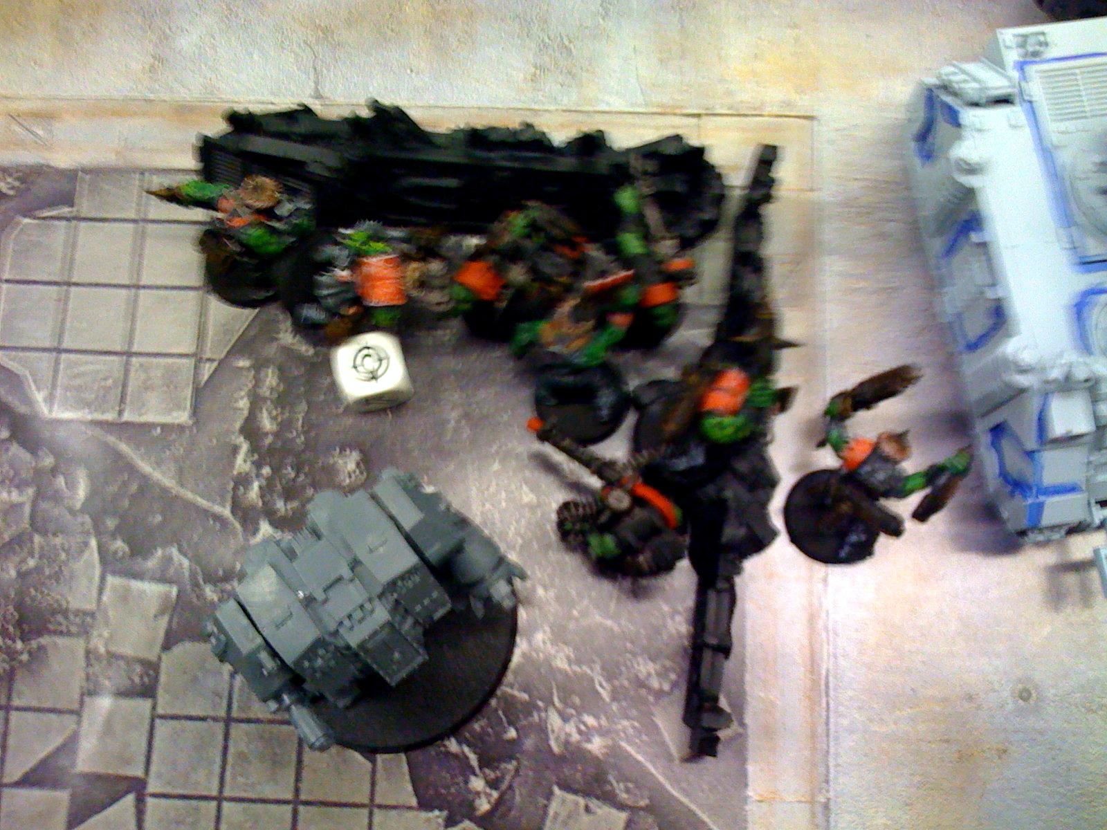 Battle, Battle Report, Orks, Space Marines