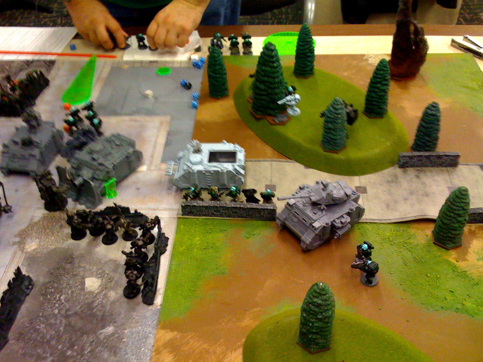 Battle, Battle Report, Orks, Space Marines