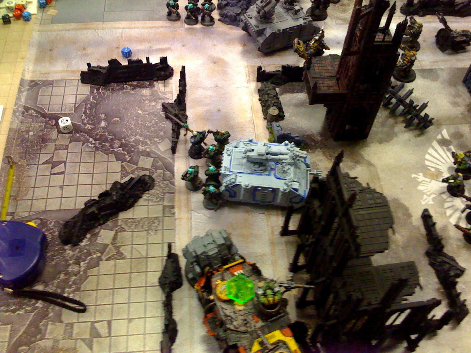 Battle, Battle Report, Orks, Space Marines