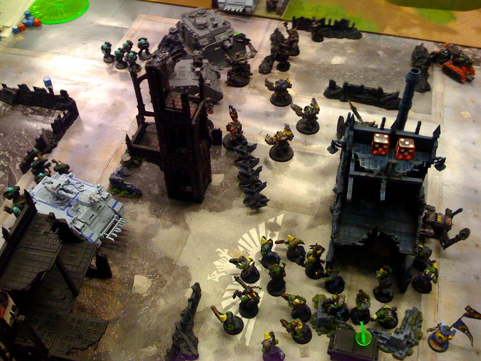 Battle, Battle Report, Orks, Space Marines