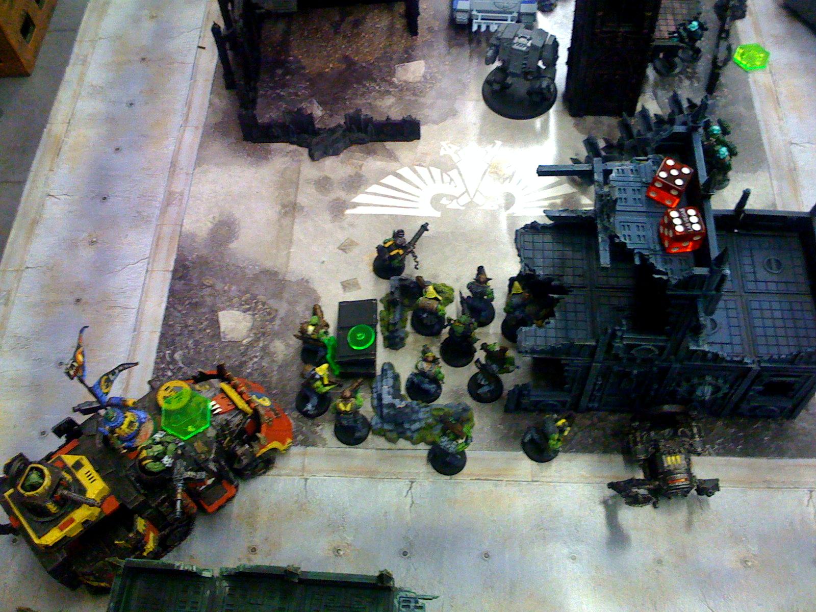 Battle, Battle Report, Orks, Space Marines
