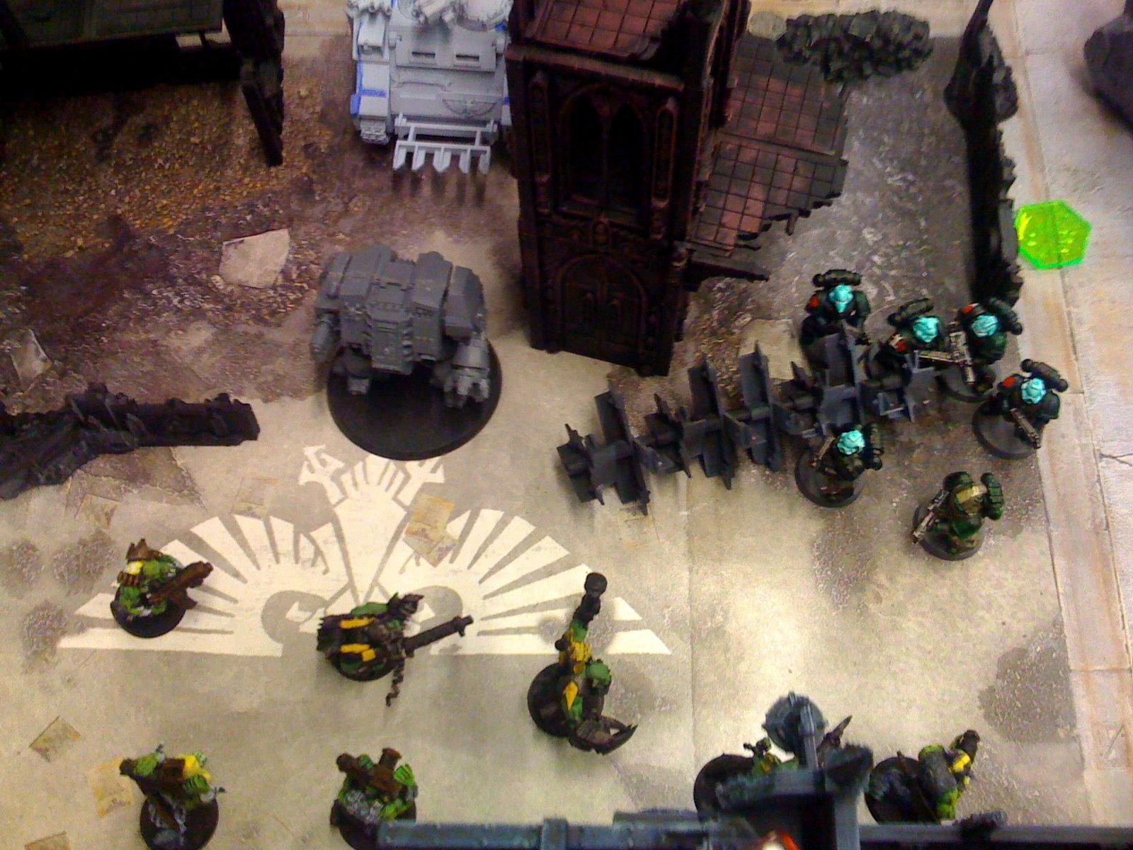 Battle, Battle Report, Orks, Space Marines