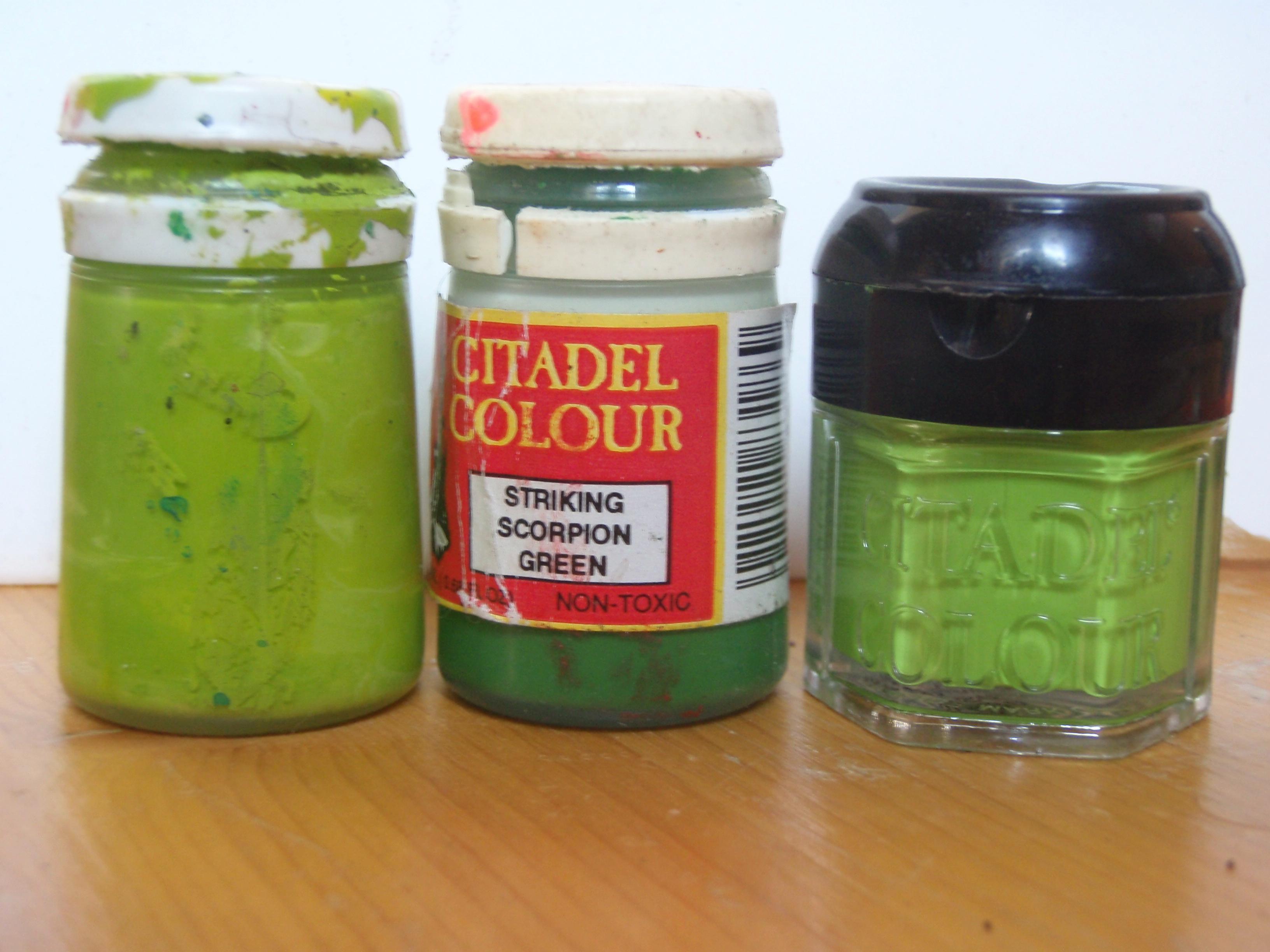 Painting, Bilious Green, Striking Scorpion Green, Scorpion Green