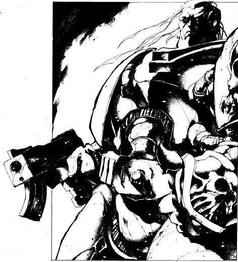 Artwork, Chaos, Copyright Games Workshop, Horus, Horus Heresy, Primarch, Retro Review, Rogue Trader
