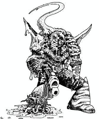 Artwork, Chaos, Chaos Space Marines, Copyright Games Workshop, Retro Review, Spawn