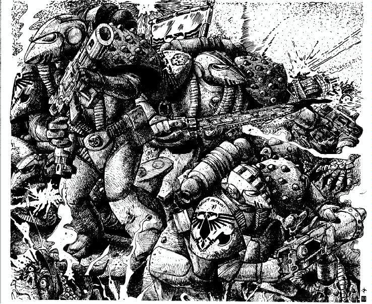 Artwork, Chaos, Copyright Games Workshop, Retro Review