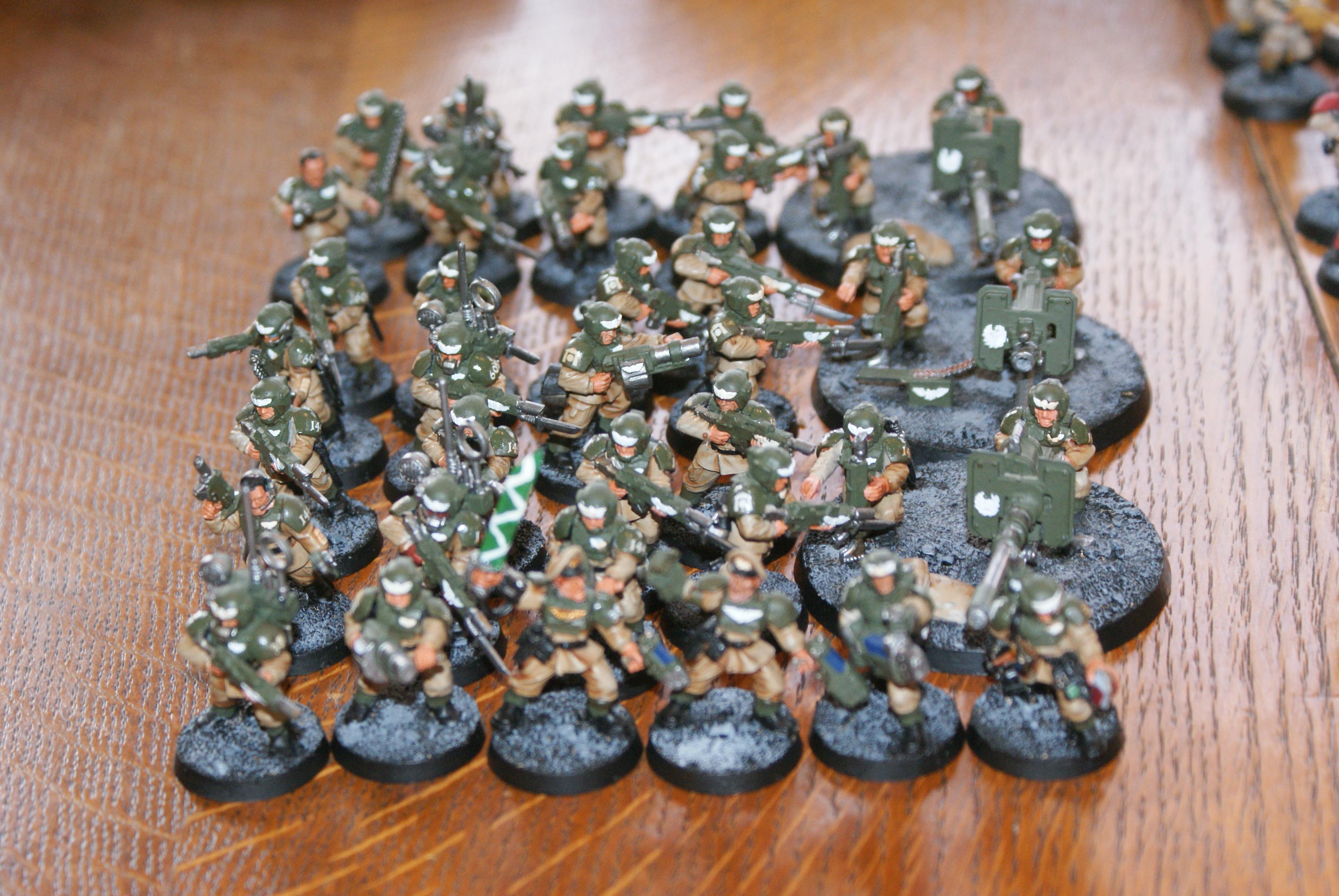 Cadians, Imperial Guard, Veteran, Warhammer 40,000
