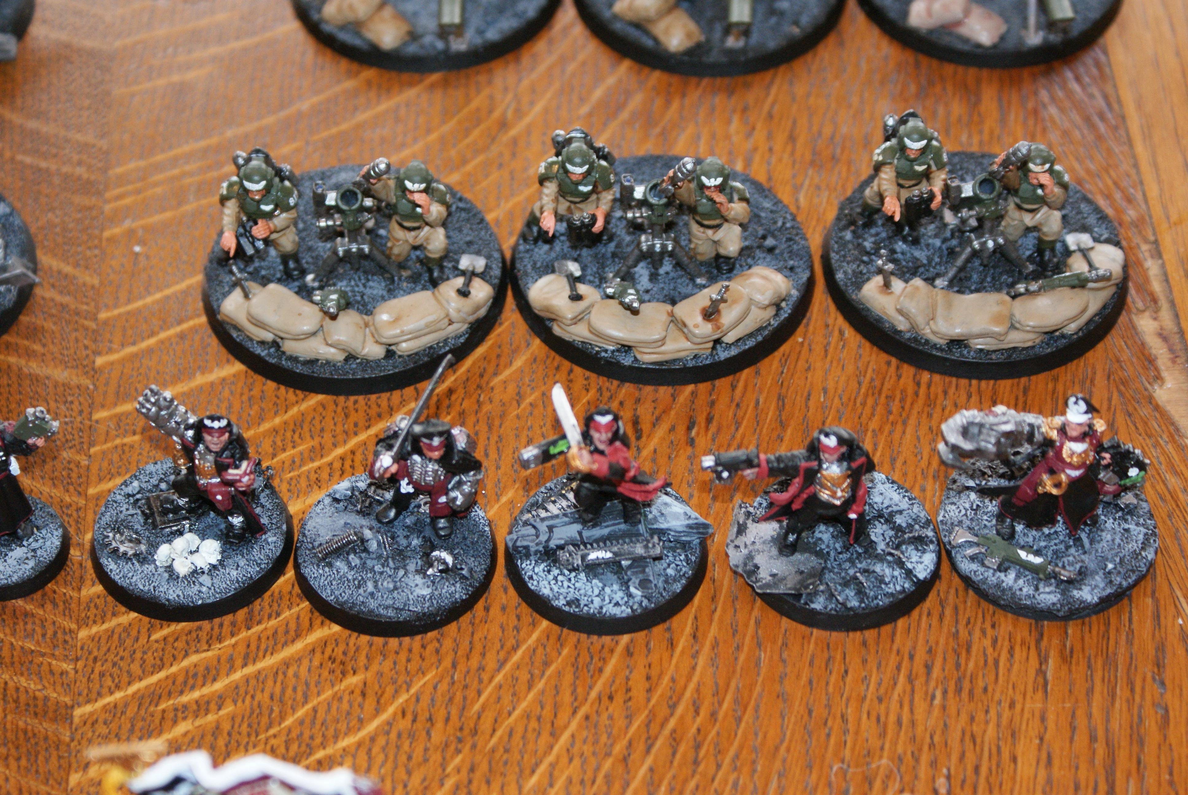 Commissars and Mortar Team