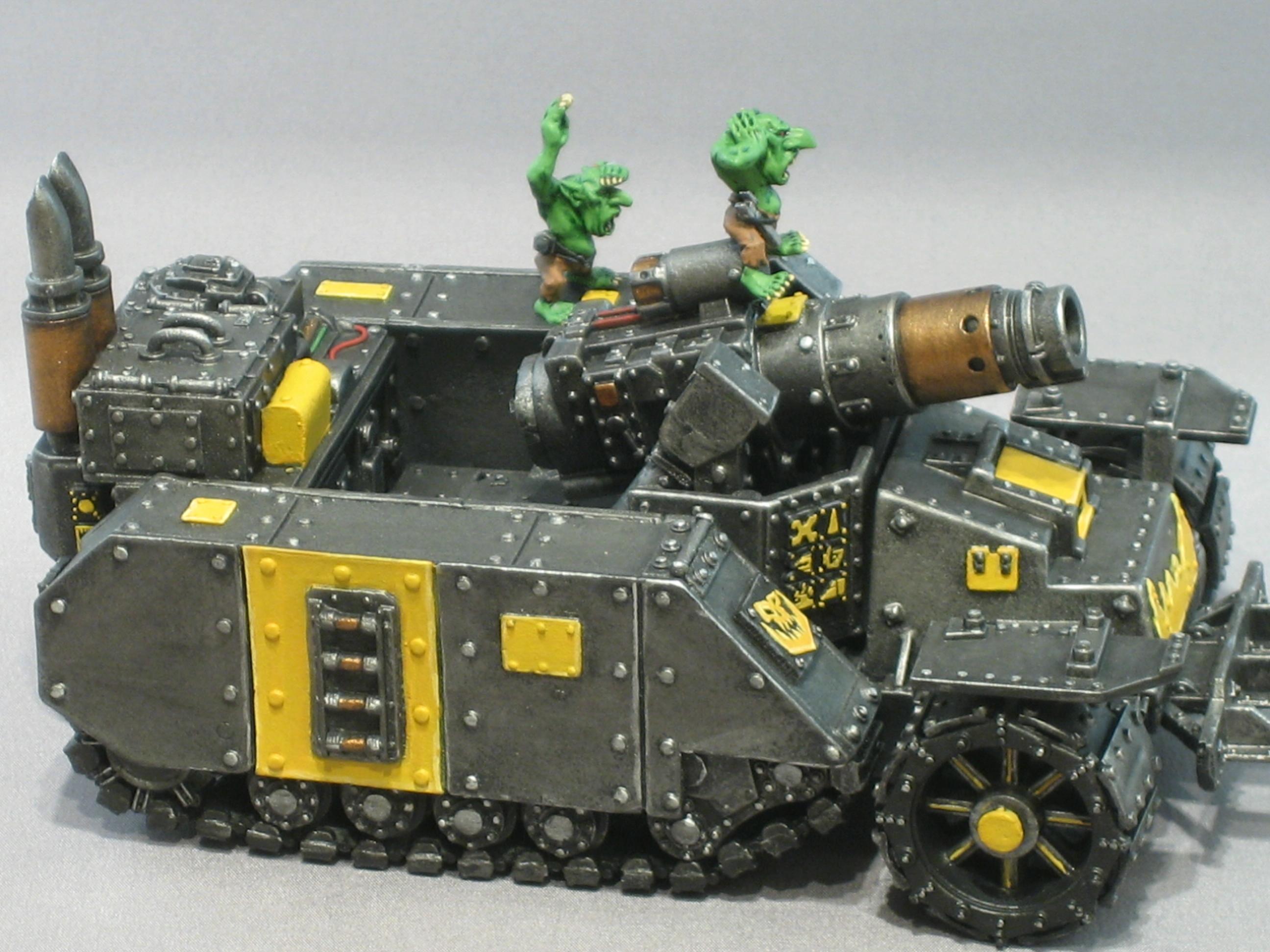 Conversion, Looted Wagon, Orks, Silver, Tank