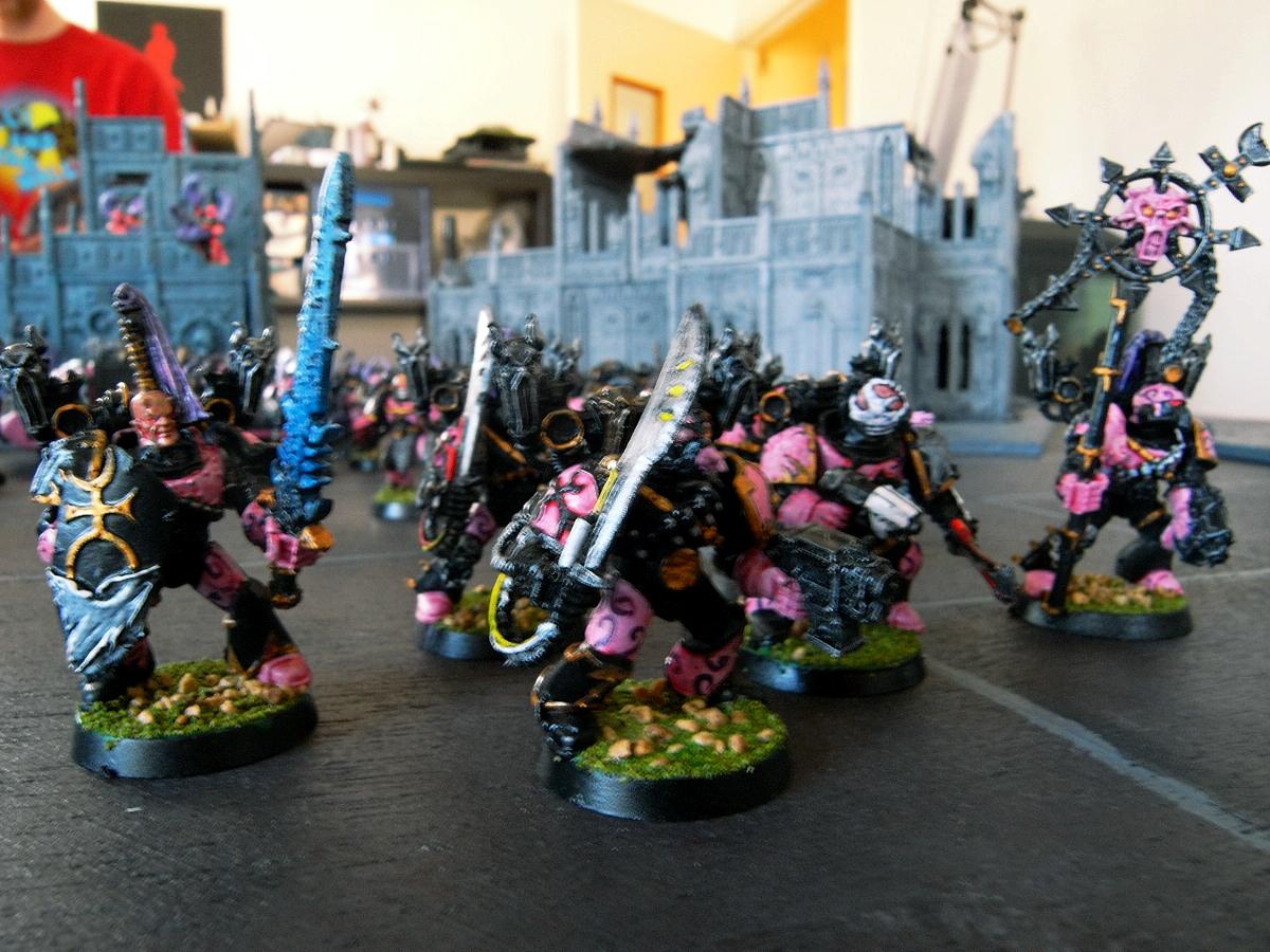 Astartes, Chaos, Children, Classic, Conversion, Emperors, Noise, Out Of Production, Pink, Slaanesh, Space, Space Marines, Warhammer 40,000